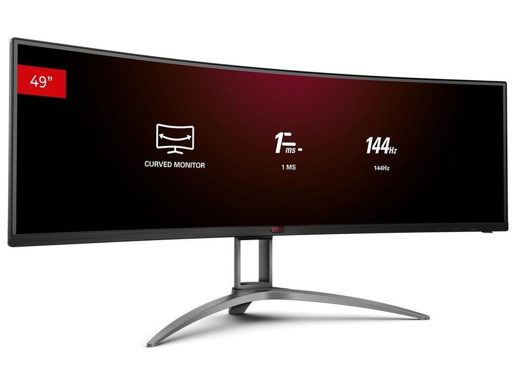 Monitor Gamer Curvo AOC Agon AG493QCX/FG 49" DFHD 144Hz 1ms 2 HDMI DisplayPort FreeSync - 5