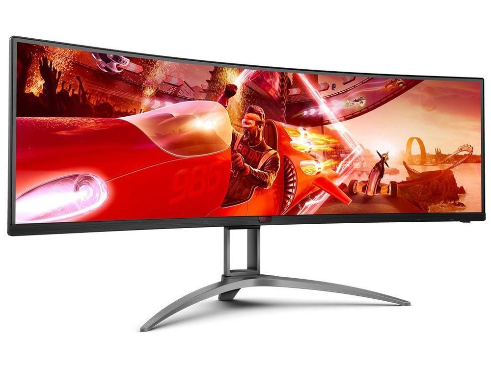 Monitor Gamer Curvo AOC Agon AG493QCX/FG 49" DFHD 144Hz 1ms 2 HDMI DisplayPort FreeSync - 6