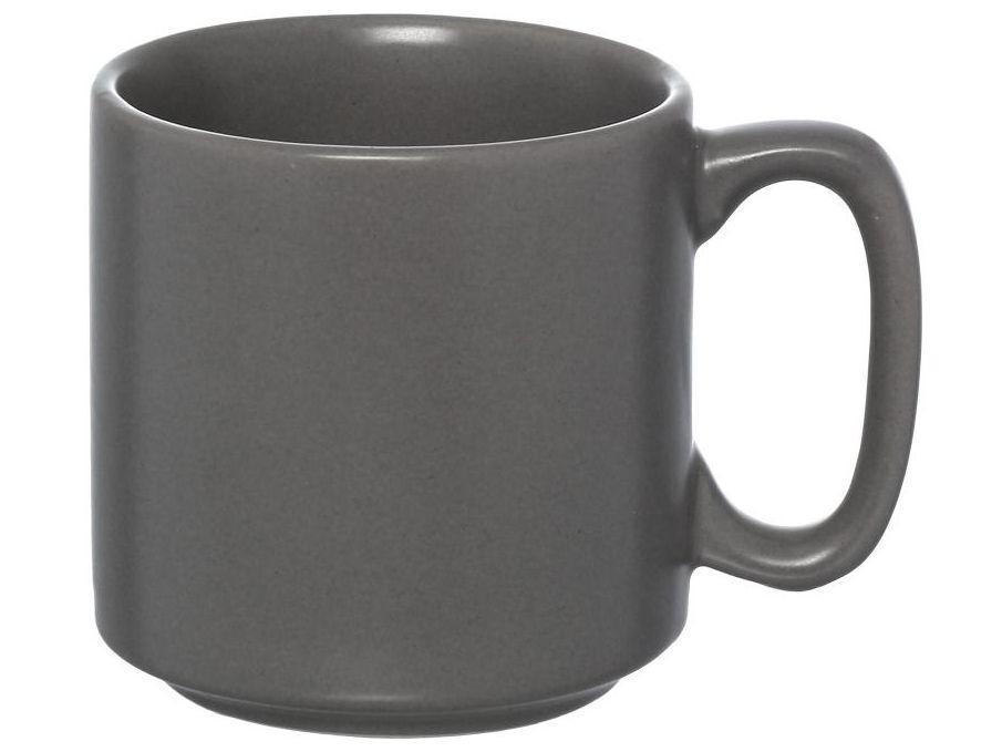 Caneca Chá e Café de Cerâmica Cinza 235ml Hauskraft Surya CANC190/CZ - 1
