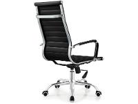 Cadeira de Escritório Presidente Esteirinha Giratória Preta EST-PR1 Otello - 9