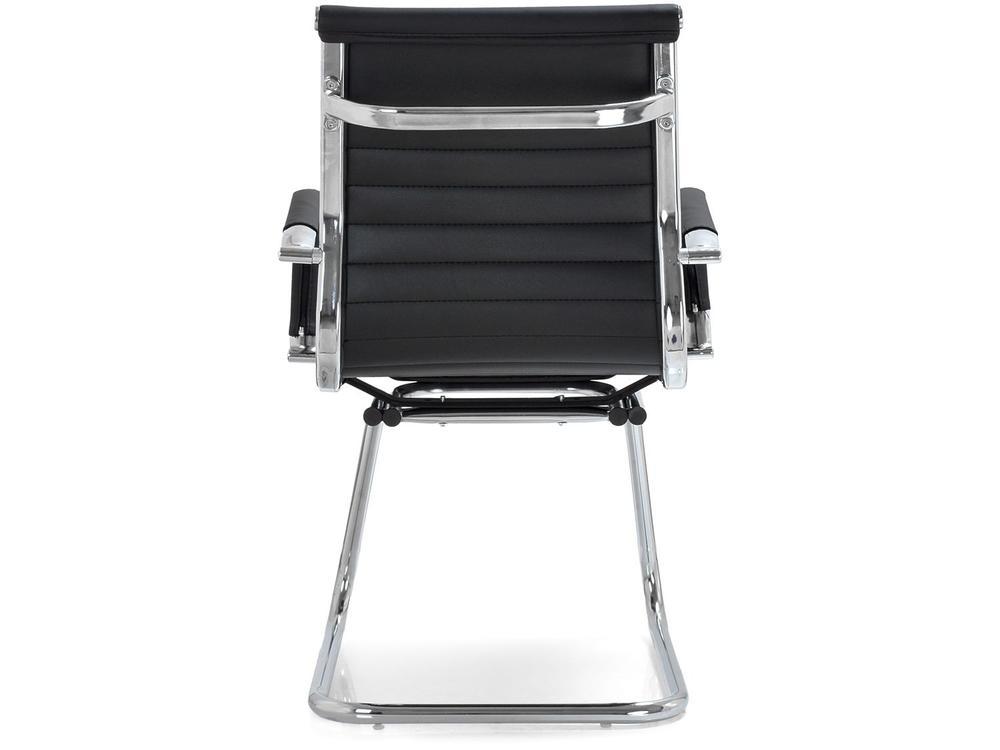 Cadeira Escritório Interlocutor Esteirinha Fixa Preta EST-FX1 Otello - 10