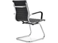 Cadeira Escritório Interlocutor Esteirinha Fixa Preta EST-FX1 Otello - 9