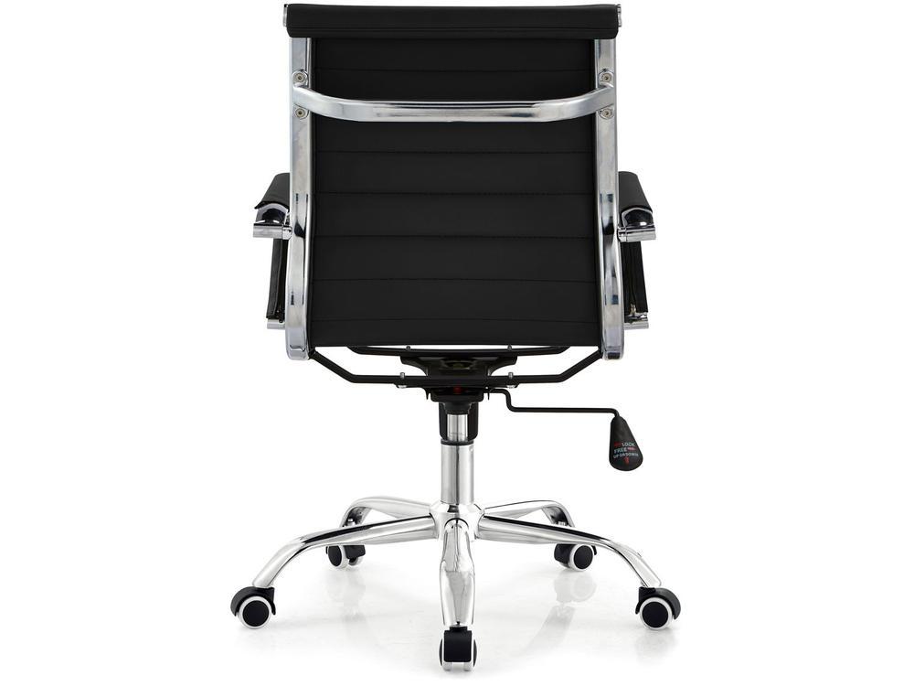 Cadeira de Escritório Diretor Esteirinha Giratória Preta EST-DR1 Otello - 16