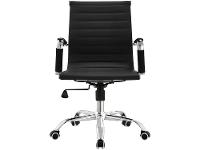 Cadeira de Escritório Diretor Esteirinha Giratória Preta EST-DR1 Otello - 13