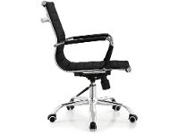 Cadeira de Escritório Diretor Esteirinha Giratória Preta EST-DR1 Otello - 14