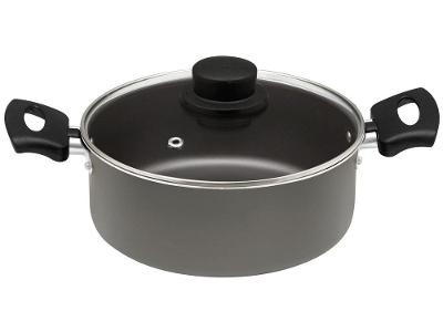 Jogo de Panelas Eirilar Antiaderente de Alumínio Grafite 12 Peças Facility