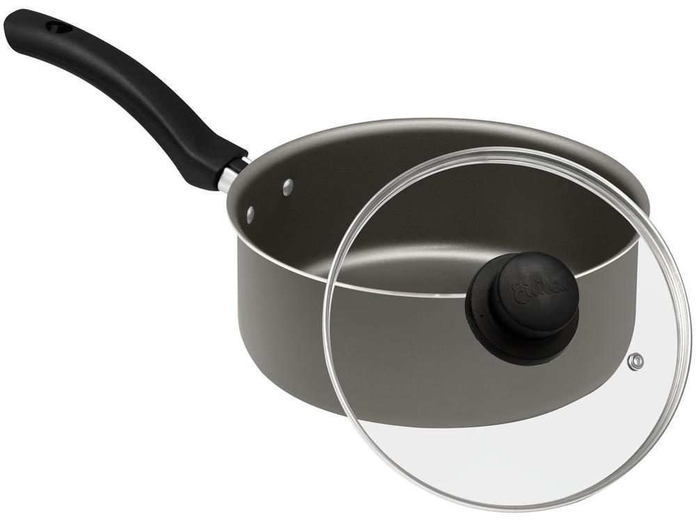 Jogo de Panelas Eirilar Antiaderente de Alumínio Grafite 4 Peças Like-S - 12