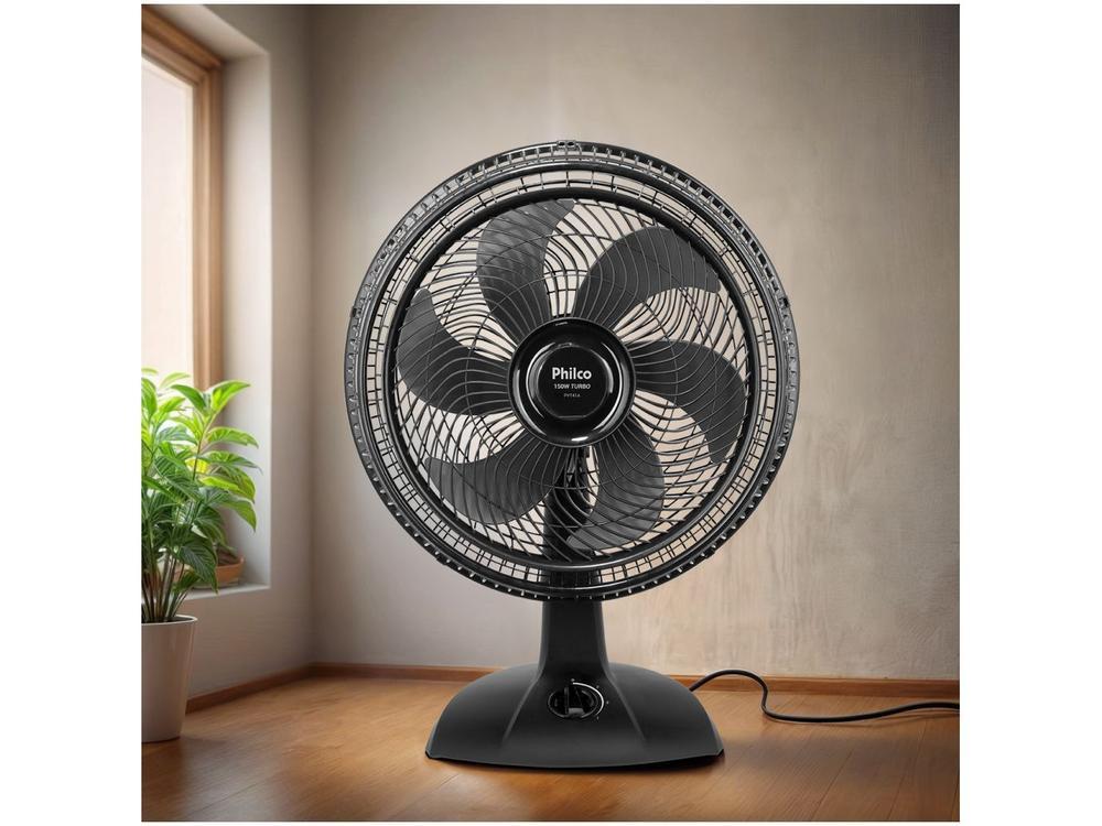 Ventilador de Mesa Philco PVT41A 47cm 6 Pás 3 Velocidades Preto - 16