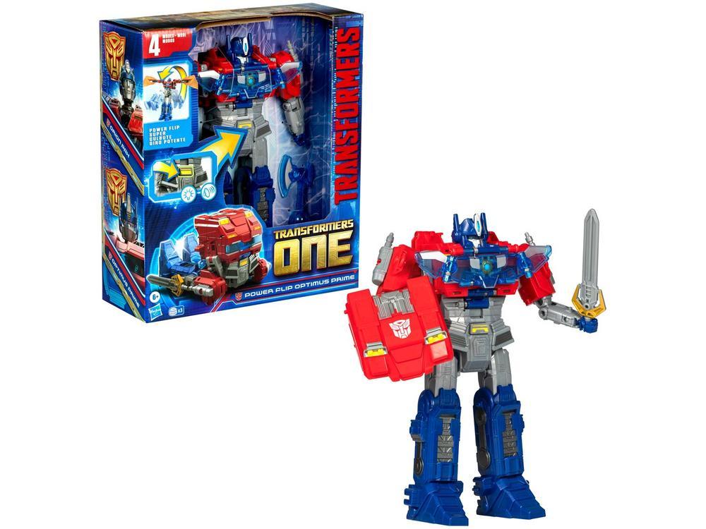 Boneco Transformers Power Flip Optimus Prime Orion - 6