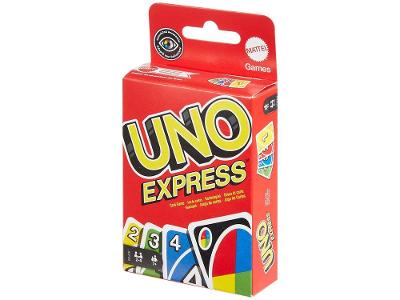 Jogo de Cartas UNO Express com 56 cartas Mattel