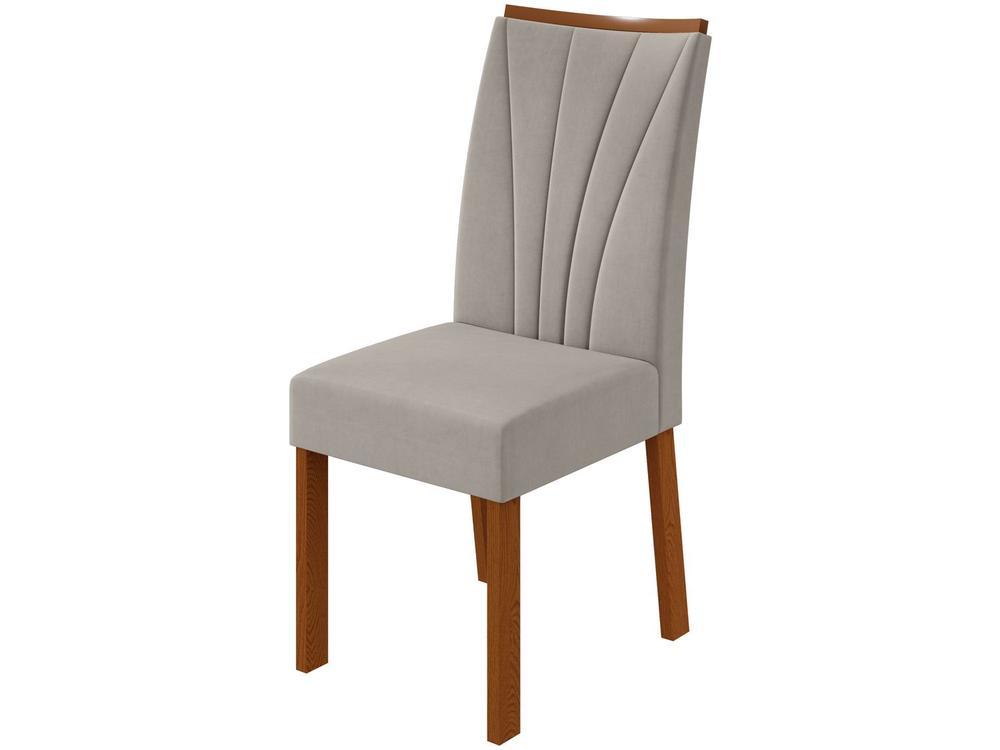 Mesa de Jantar 4 Cadeiras Retangular Frassino Tampo de MDF Celebrare Móveis Lopas - 6