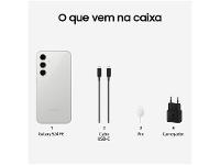 Smartphone Samsung Galaxy S24 FE 256GB 5G 8GB RAM Cinza 6,7" Câm. Tripla + Selfie 10MP - 9