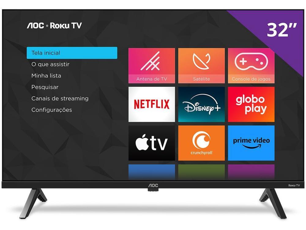Smart TV 32" HD DLED AOC Série 5045 32S5045/78G Wi-Fi Bluetooth 3 HDMI 1 USB - 14