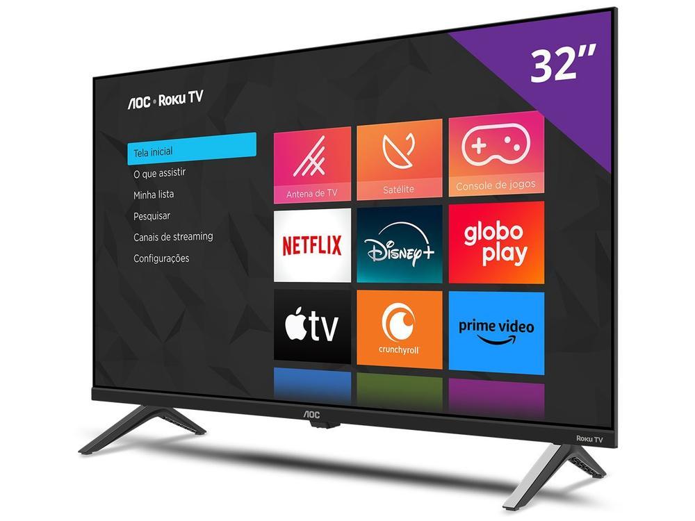 Smart TV 32" HD DLED AOC Série 5045 32S5045/78G Wi-Fi Bluetooth 3 HDMI 1 USB - 23