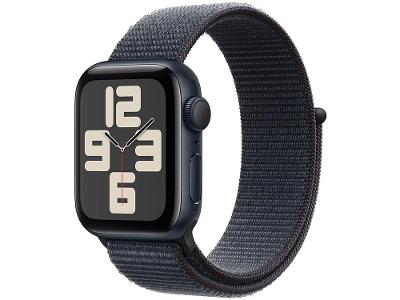 Apple Watch SE GPS Caixa Meia-noite de Alumínio 40mm Pulseira Loop Esportiva Tinto