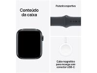 Apple Watch SE GPS Caixa Meia-noite de Alumínio 44mm Pulseira Esportiva Meia-noite P/M - 7