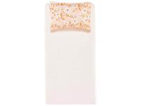 Jogo de Cama Solteiro 100% Algodão Karsten 200 fios Cecília Bege e Branco 2 Peças - 3