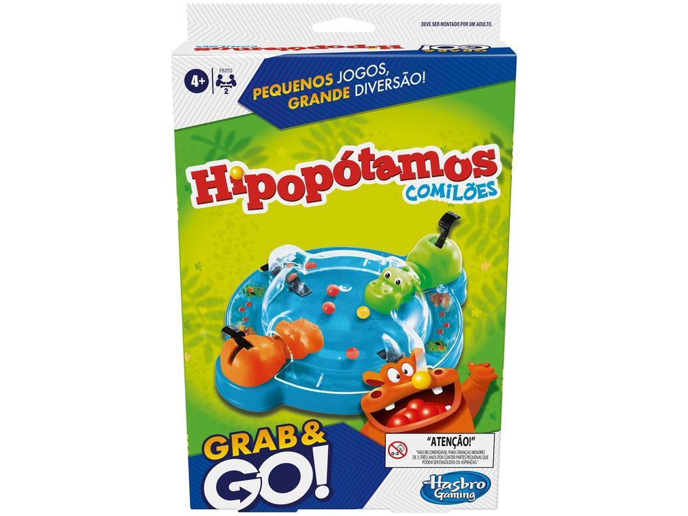 Jogo Hipopótamos Comilões Grab & Go Hasbro - 1