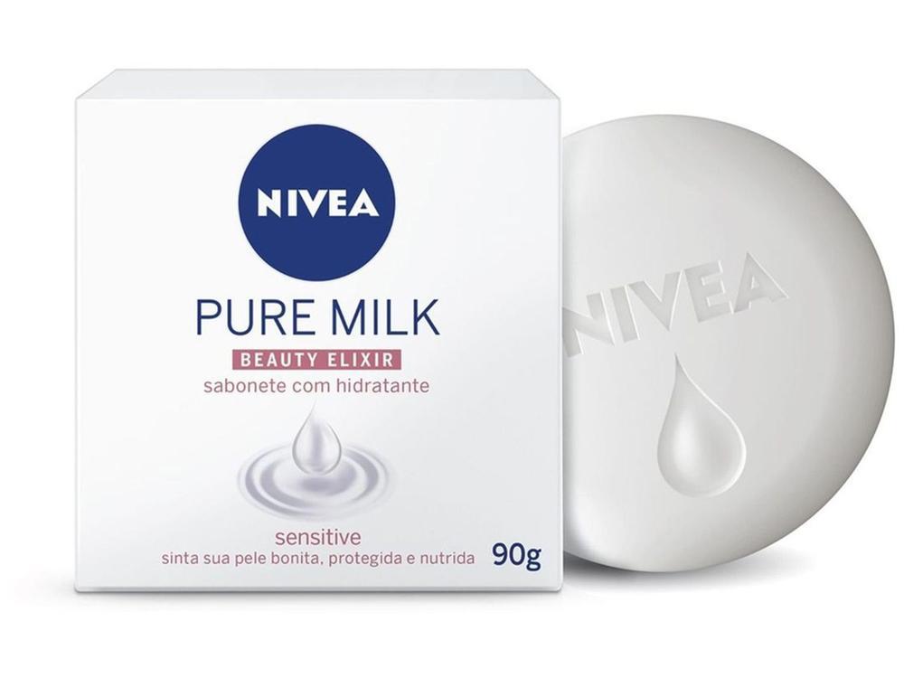 NIVEA Sabonete em Barra Pure Milk Sensitive Promo 6 uni 90g - 9