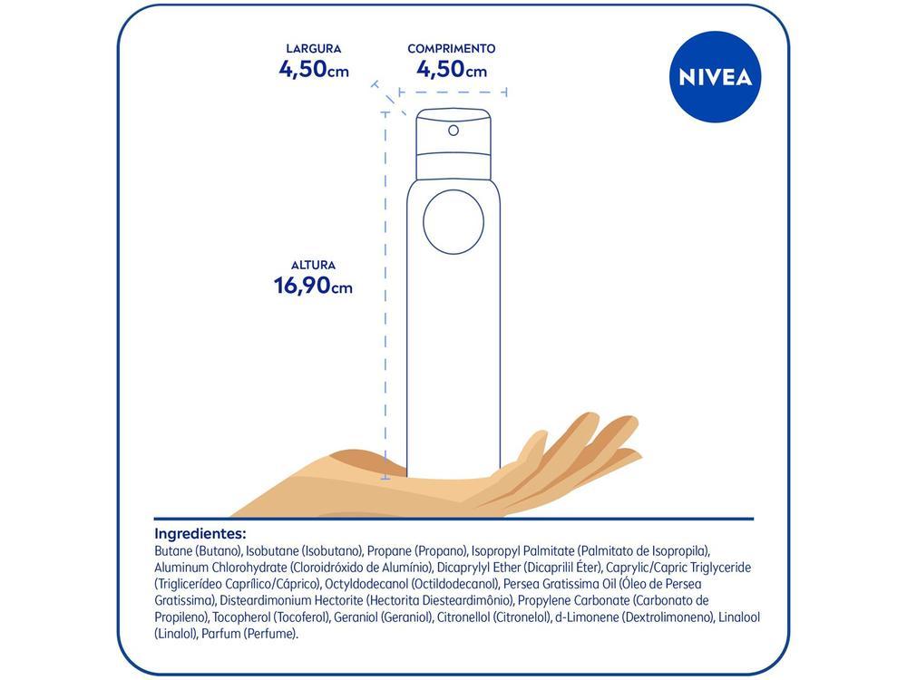 Desodorante Aerosol Antitranspirante Nivea Fresh Sensation Feminino 72 horas Flores e Frutas Silvestres 150ml - 12