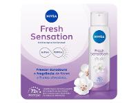 Desodorante Aerosol Antitranspirante Nivea Fresh Sensation Feminino 72 horas Flores e Frutas Silvestres 150ml - 14