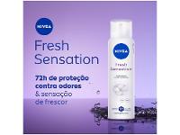 Desodorante Aerosol Antitranspirante Nivea Fresh Sensation Feminino 72 horas Flores e Frutas Silvestres 150ml - 3