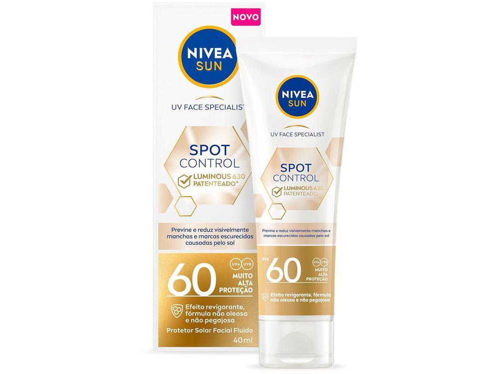 Protetor Solar Facial Nivea Sun FPS 60 Spot Control Luminous 630 40ml - 7
