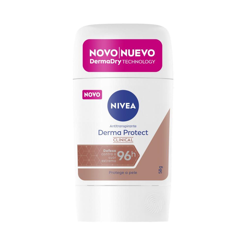 NIVEA Desodorante Stick Derma Protect Clinical 58g - 1