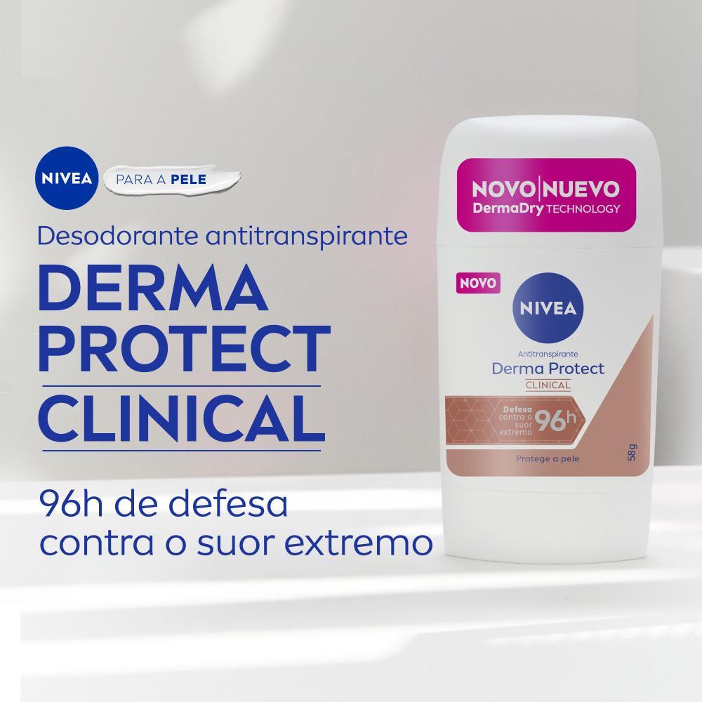 NIVEA Desodorante Stick Derma Protect Clinical 58g - 2