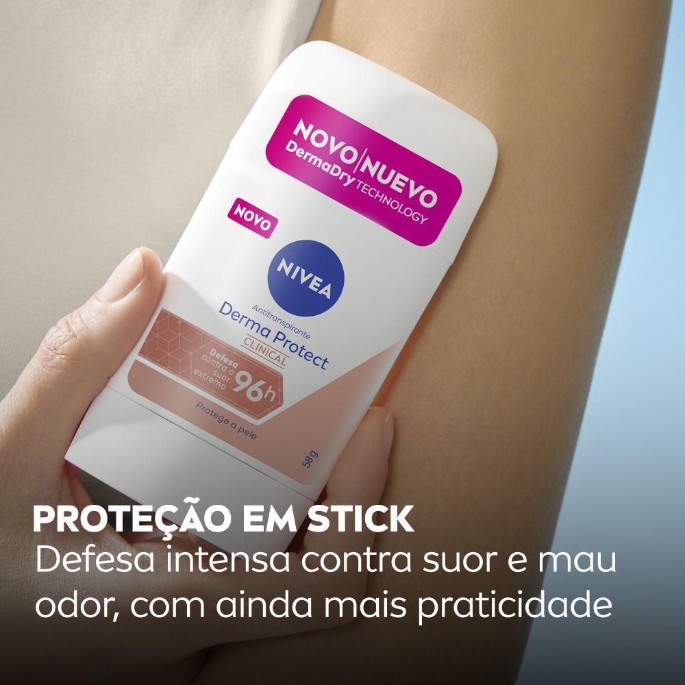 NIVEA Desodorante Stick Derma Protect Clinical 58g - 3