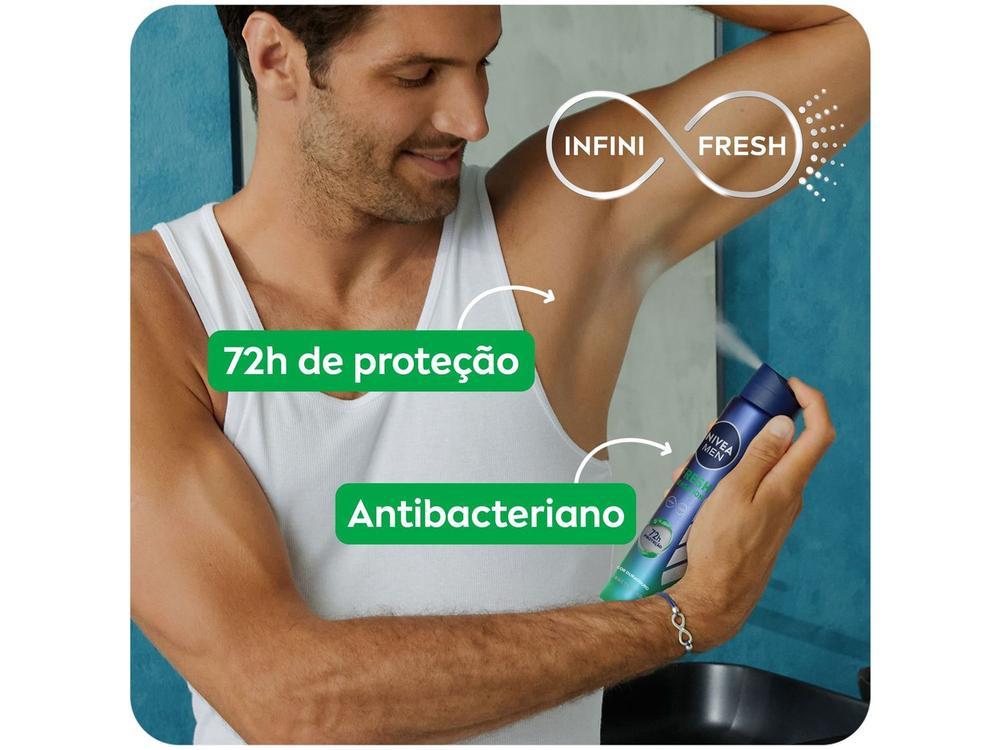 Desodorante Aerosol Antitranspirante Nivea Men Fresh Sensation Masculino 72 horas 150ml - 9