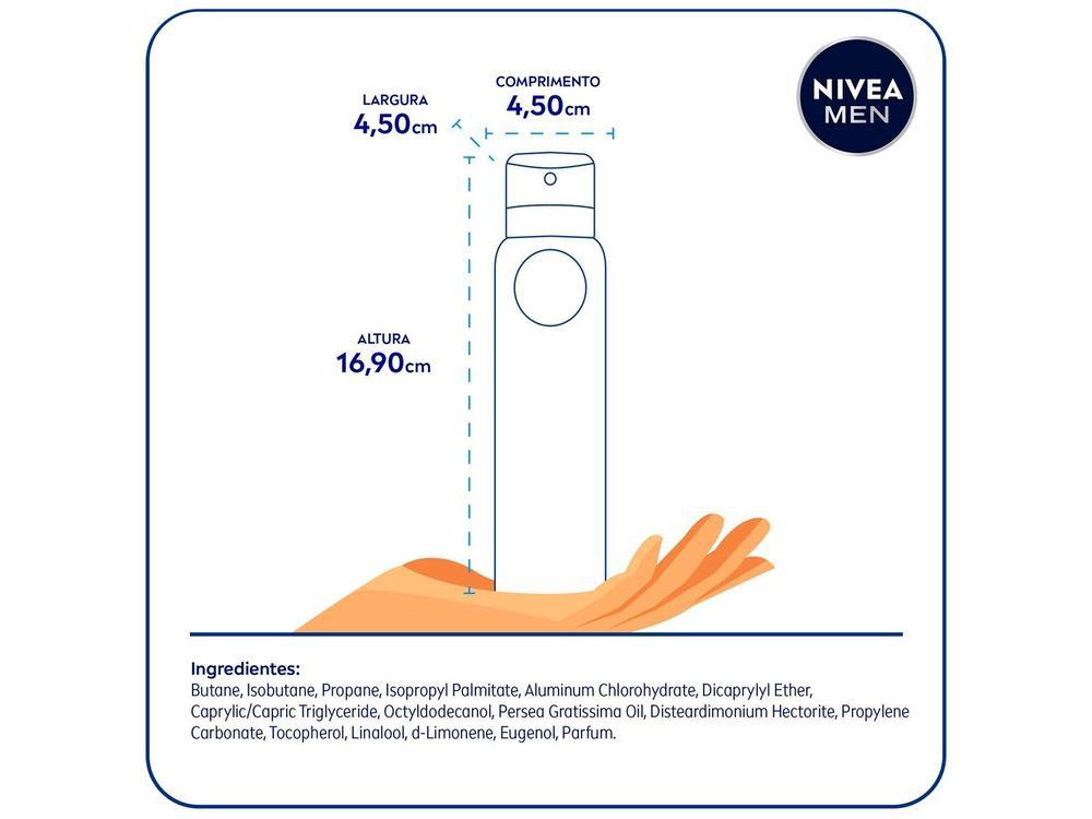Desodorante Aerosol Antitranspirante Nivea Men Fresh Sensation Masculino 72 horas 150ml - 12