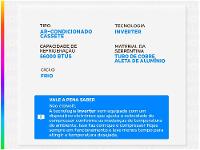 Ar-condicionado Cassete 56.000 BTUs Gree Inverter Frio Inverter Compact G-Prime - 3