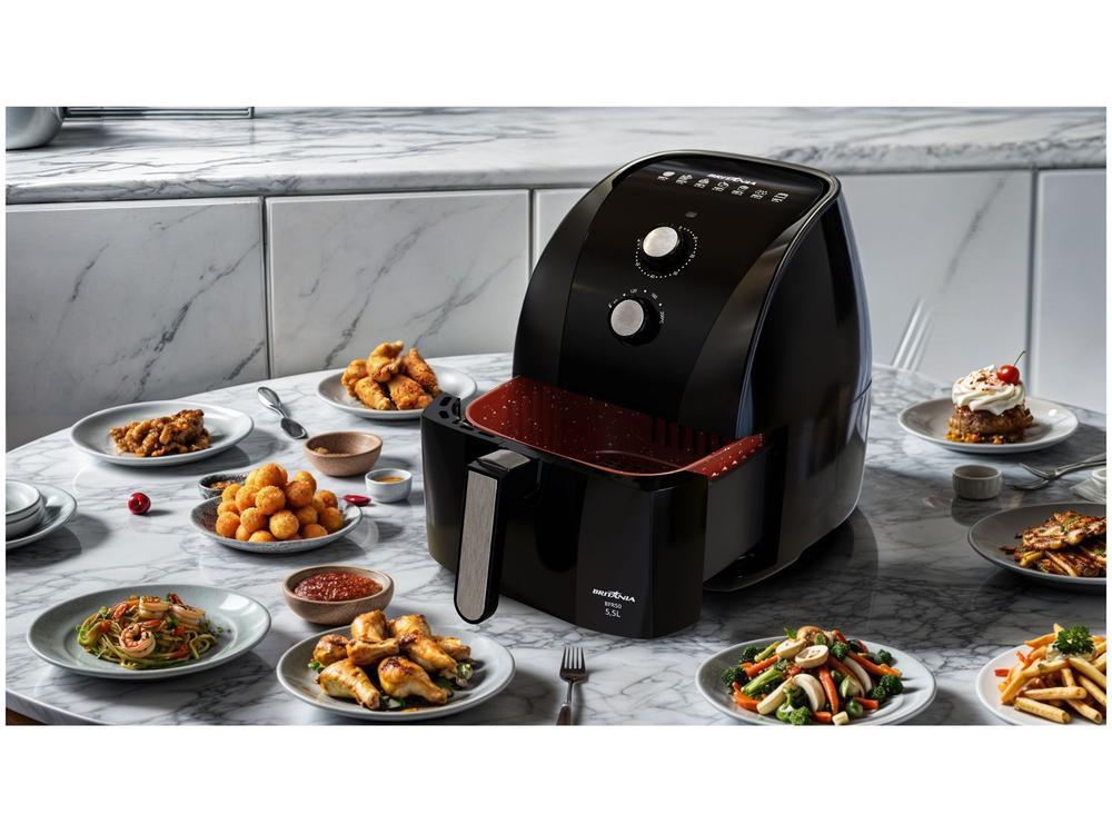 Air Fryer Britânia Redestone BFR50 Preto com Timer 5,2L - 18