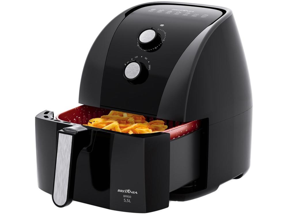 Air Fryer Britânia Redestone BFR50 Preto com Timer 5,2L - 10