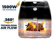 Air Fryer Britânia Redestone BFR50 Preto com Timer 5,2L