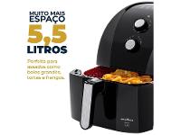 Air Fryer Britânia Redestone BFR50 Preto com Timer 5,2L - 6