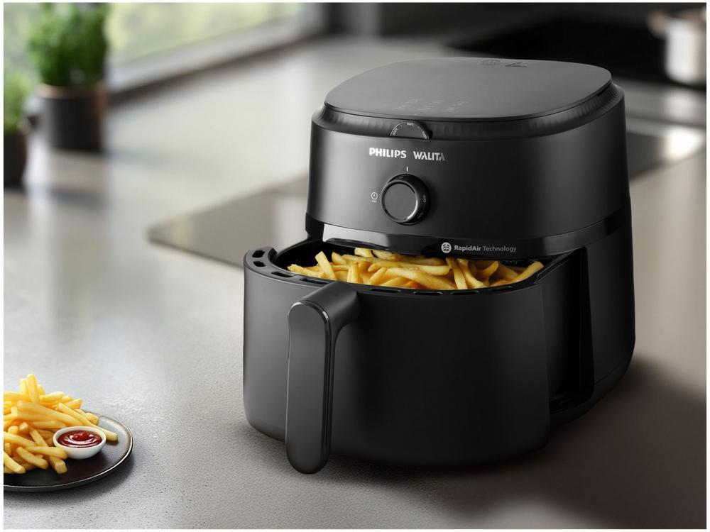 Air Fryer Philips Walita Série 1000 XL NA130 Preto com Timer 6,2L - 3