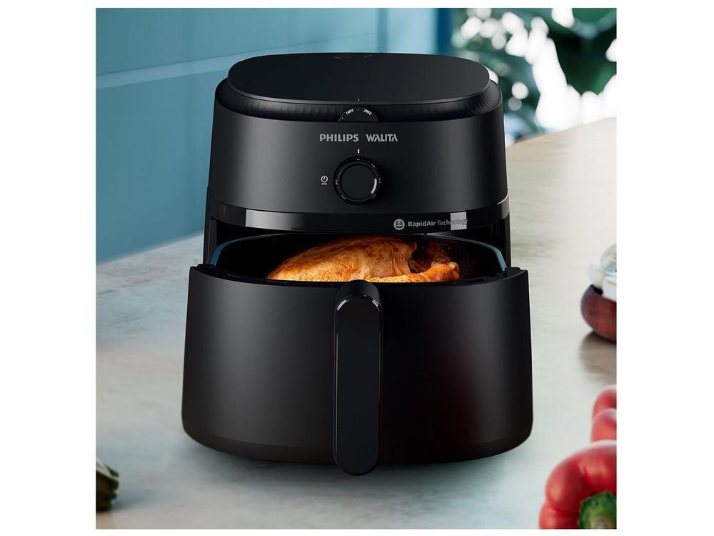 Air Fryer Philips Walita Série 1000 XL NA130 Preto com Timer 6,2L - 8