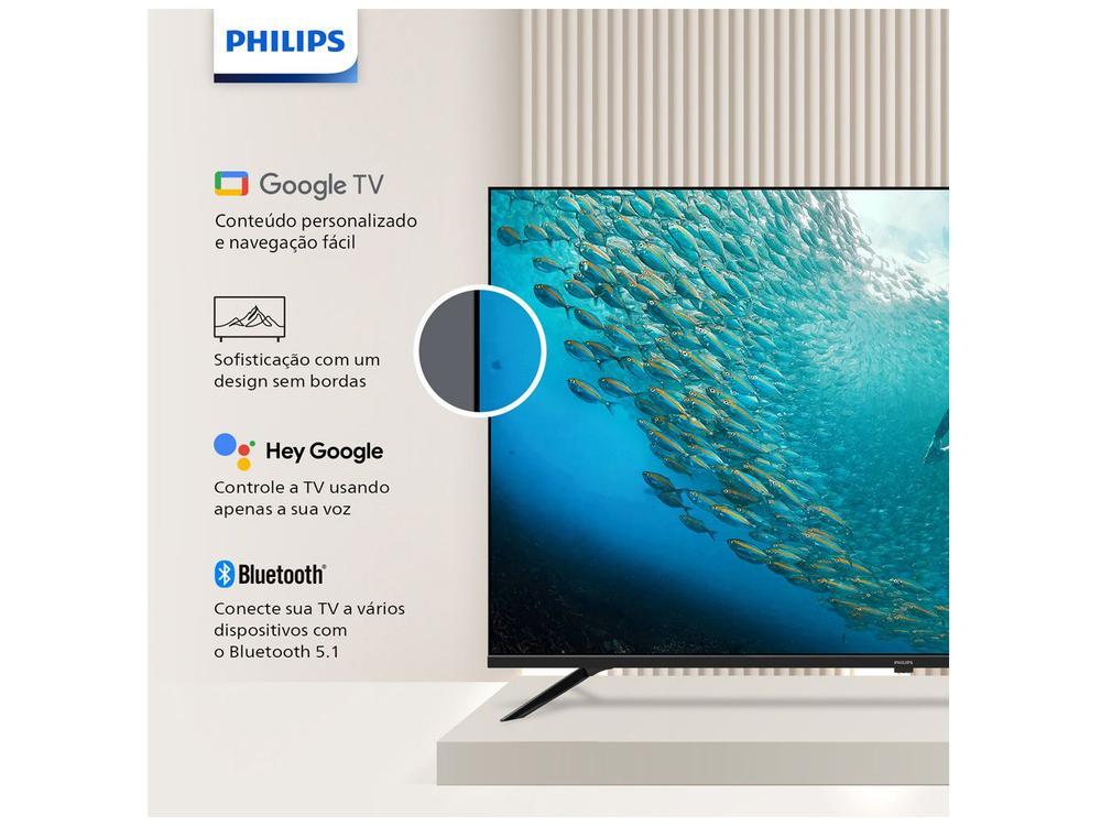 Smart TV 58" 4K UHD LED Philips 58PUG7019/78 Wi-Fi Bluetooth Google Assistente 3 HDMI 2 USB - 12