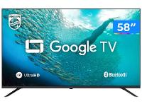 Smart TV 58" 4K UHD LED Philips 58PUG7019/78 Wi-Fi Bluetooth Google Assistente 3 HDMI 2 USB - 10