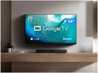 Smart TV 58" 4K UHD LED Philips 58PUG7019/78 Wi-Fi Bluetooth Google Assistente 3 HDMI 2 USB - 3
