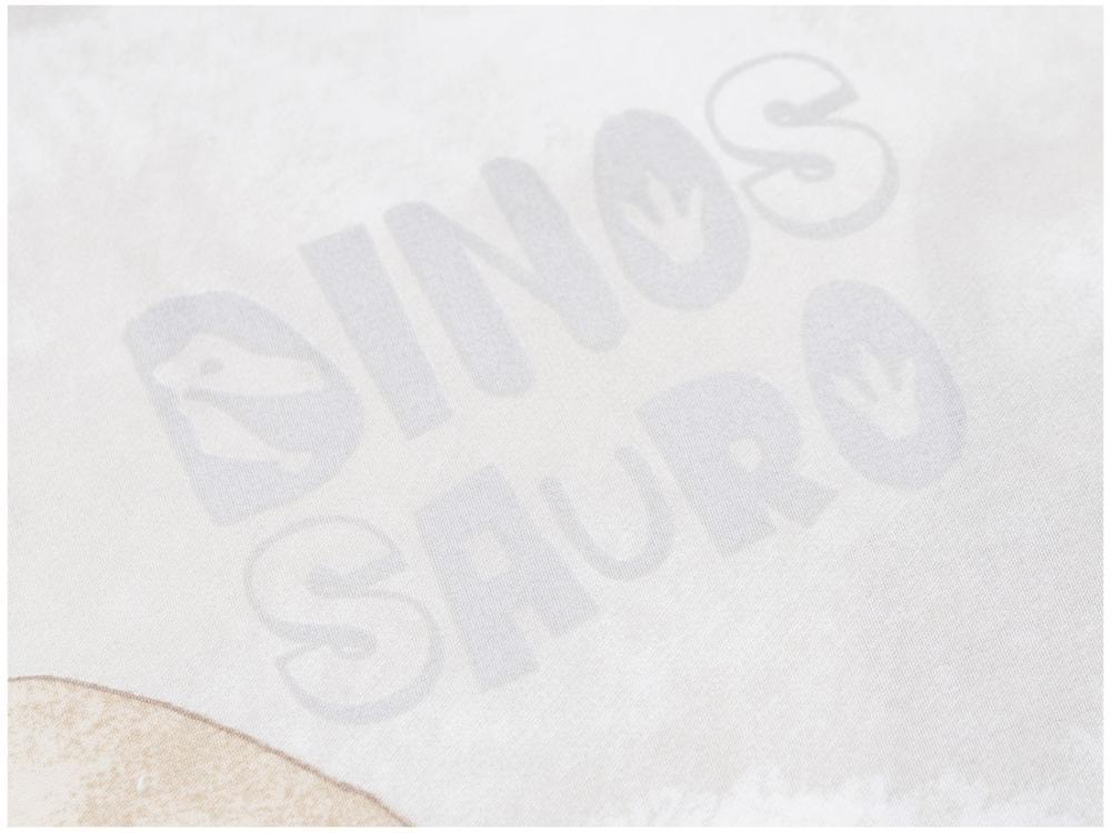 Jogo de Cama Solteiro 100% Algodão Karsten 200 Fios Bege e Cinza 3 Peças - 6