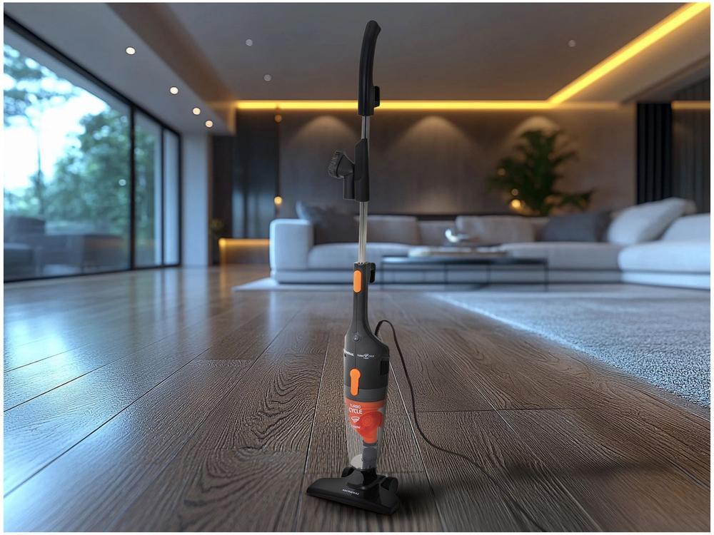 Aspirador de Pó 2 em 1 Mondial 1100W AP-35 Preto e Laranja - 9