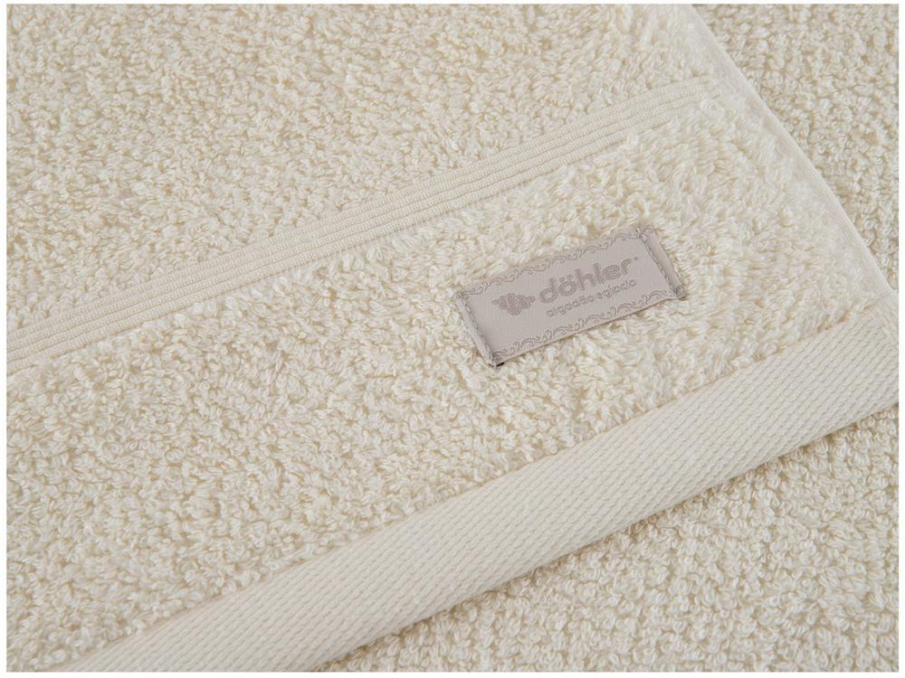 Jogo de Toalhas de Banho e Rosto Dohler de Algodão Egípcio Kairo Creme 4 Peças - 7