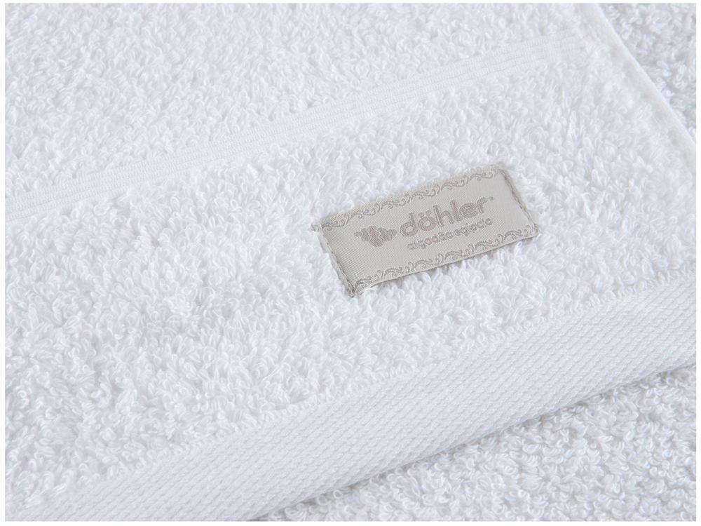 Jogo de Toalhas de Banho e Rosto Dohler de Algodão Egípcio Kairo Branco 4 Peças - 7