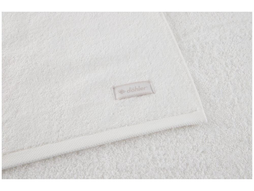 Jogo de Toalhas de Banho e Rosto Dohler 100% Algodão Florença Branco 4 Peças - 7