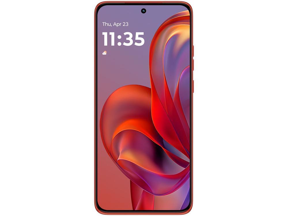 Smartphone Motorola Edge 50 Neo 256GB Poinciana (Vermelho) 5G 8GB RAM 6,4" Câm. Tripla + Selfie 32MP - 23