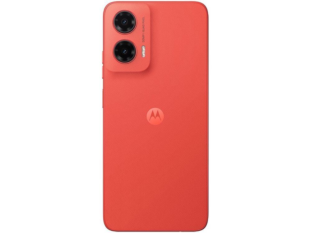 Smartphone Motorola Moto G35 256GB Coral 5G 4GB RAM+8GB Ram Boost 5G 6,7" Câm. Dupla + Selfie 16MP - 17
