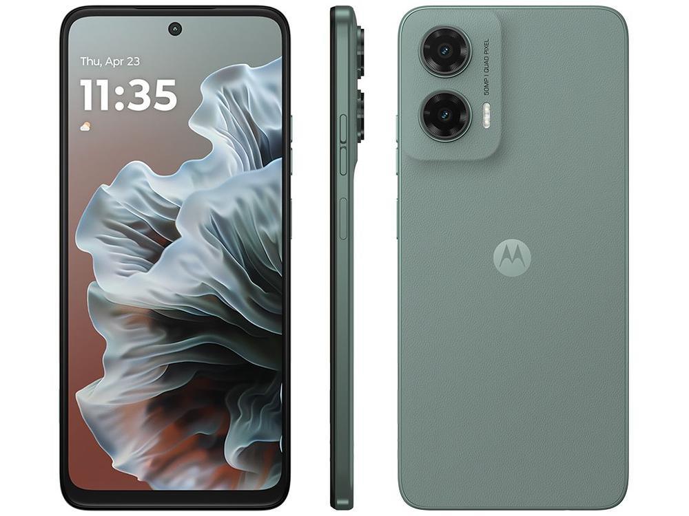 Smartphone Motorola Moto G35 256GB Cinza 5G 12GB RAM 5G 6,7" Câm. Dupla + Selfie 16MP - 1